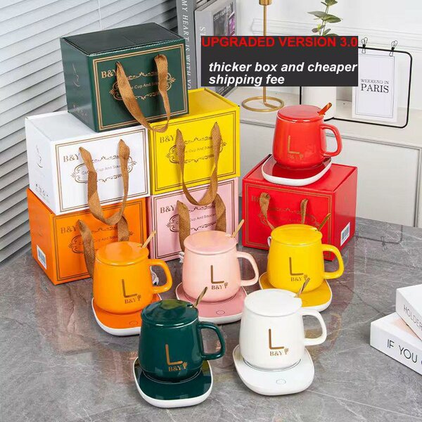 Mug chauffante électrique avec base