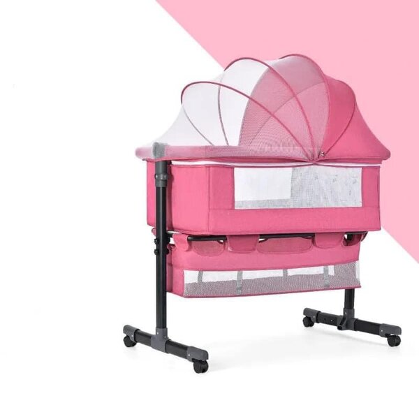 Baby co-sleeper pink