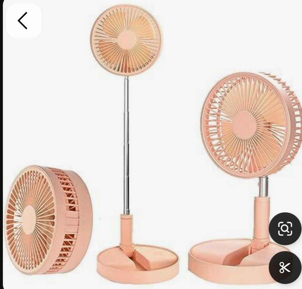Mini rechargeable portable fan