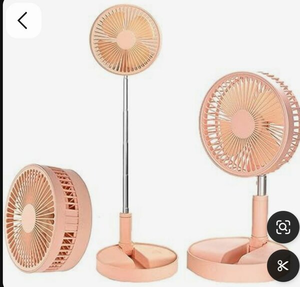 Mini rechargeable portable fan