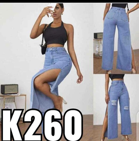 pantalon en Jean avec fente