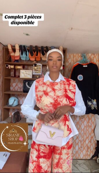 Pantalon Ankara avec chemise