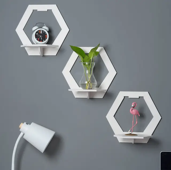 3 set floating wall shelves