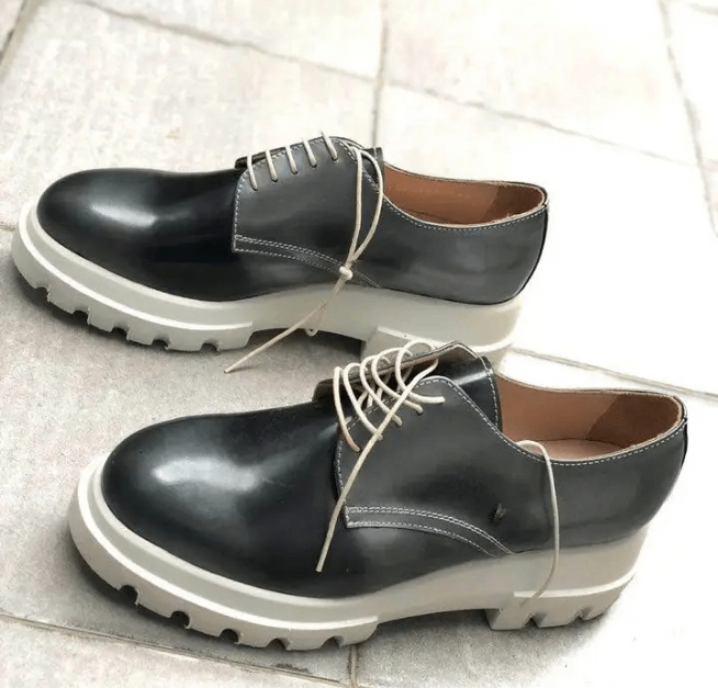 Chaussures Derby à Semelle Épaisse