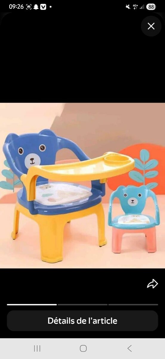 Chaise bébé multifonction