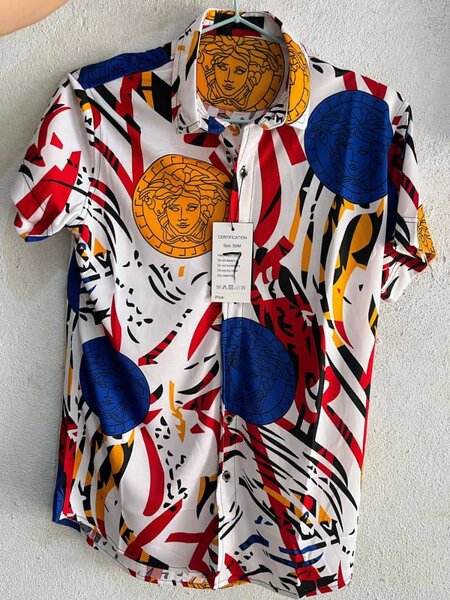 Chemise homme motif vibrant