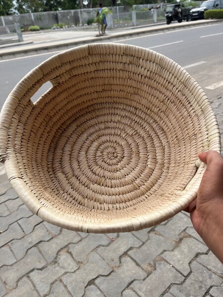 Panier en osier fait main