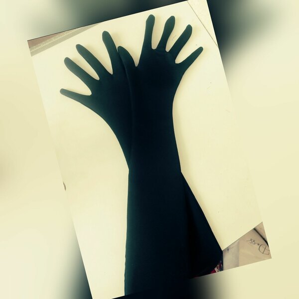 Gants noir pour soirée