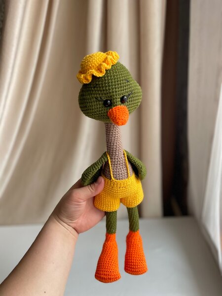 Утенок вязанный