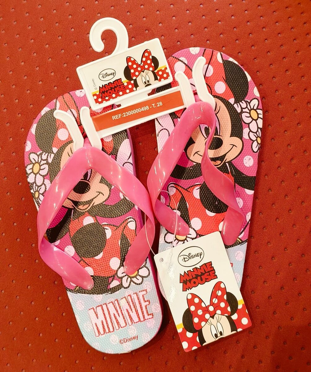 Tongs Enfants Minnie et Minions