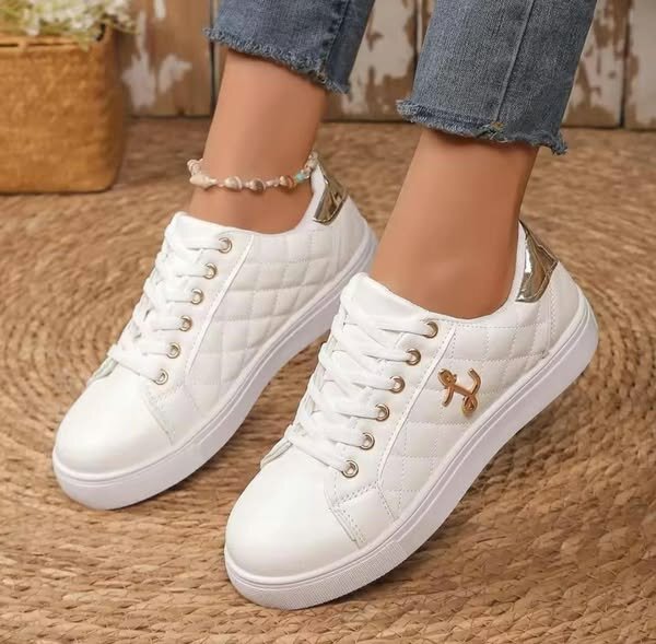 Women's white sneakers
