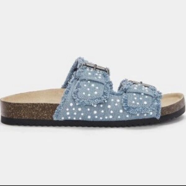 Sandales tendance en denim