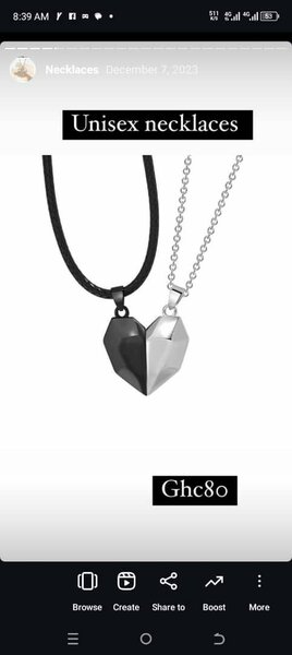 2 in 1 magnetic necklaces