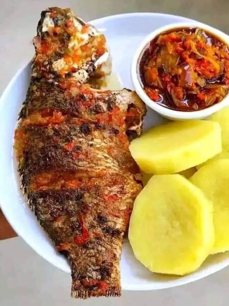 Tilapia épicée et escargots