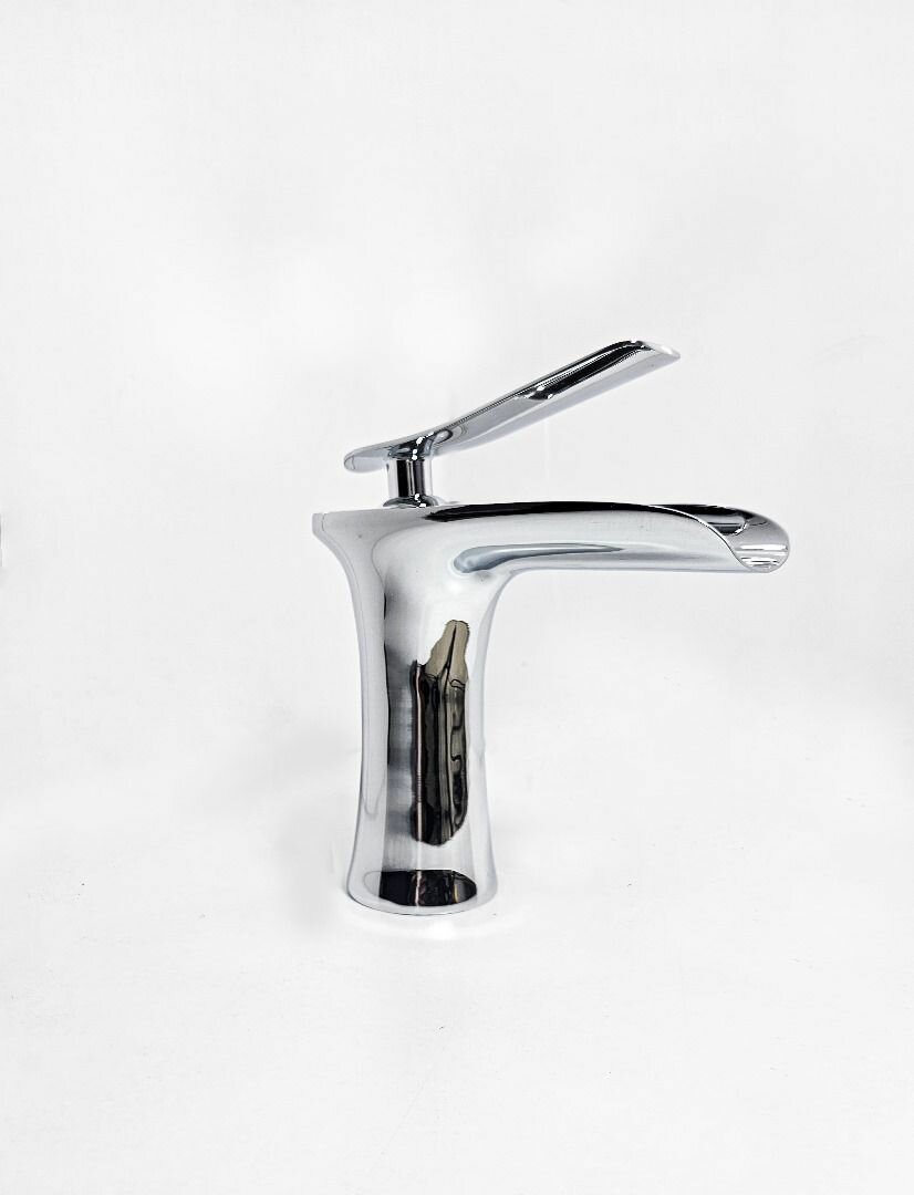 MILANO BASIN MIXER - SILVER