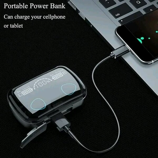 Écouteurs bluetooth power Bank