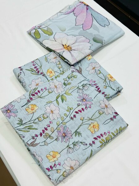 Printed lawn suit