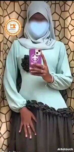 Robe élégante avec hijab