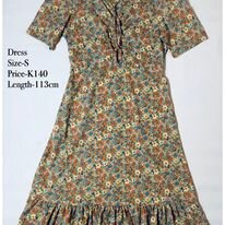 women's summer dress. colorful design