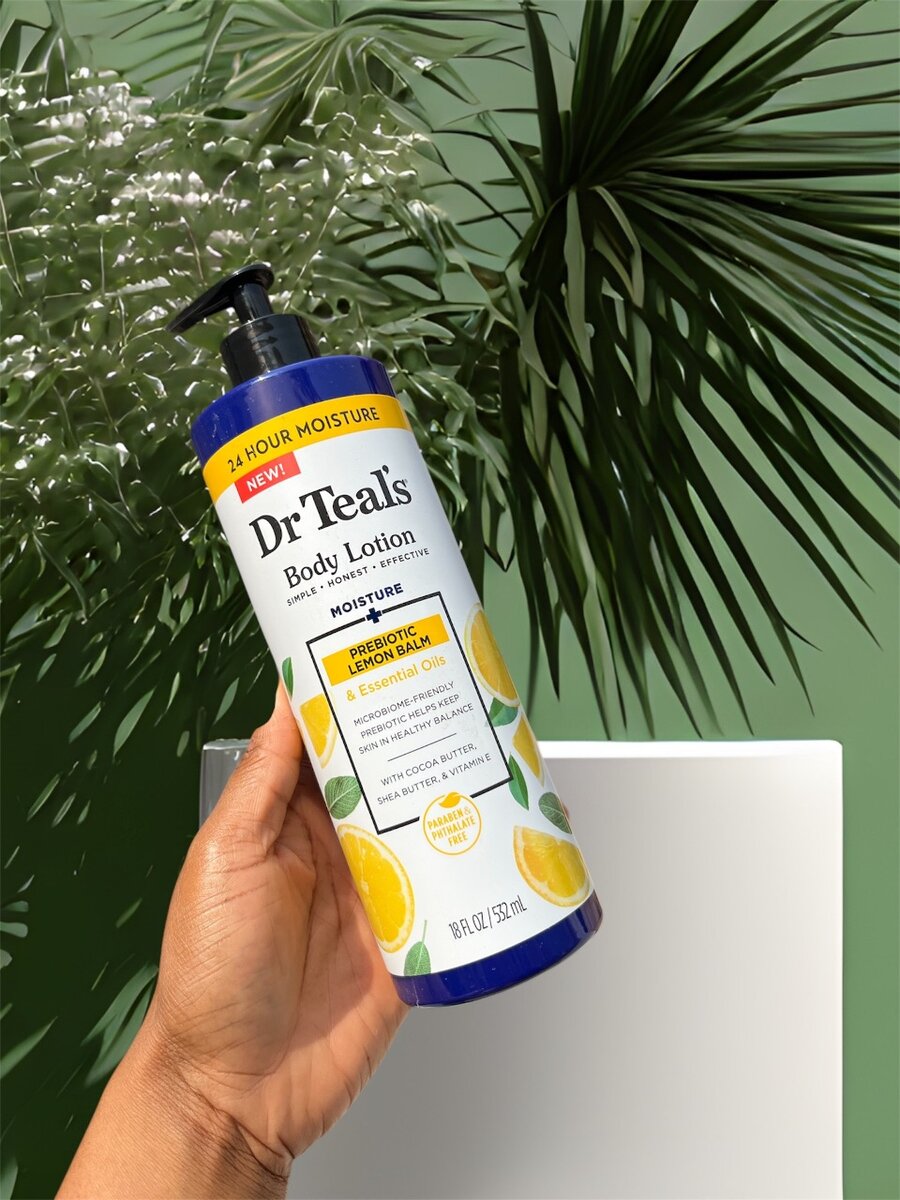 Dr reals probiotics lemon lotion.