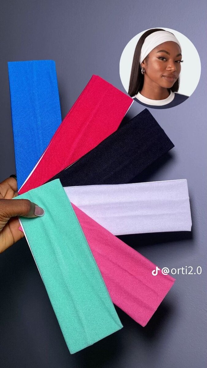 Bandeaux colorés élégants