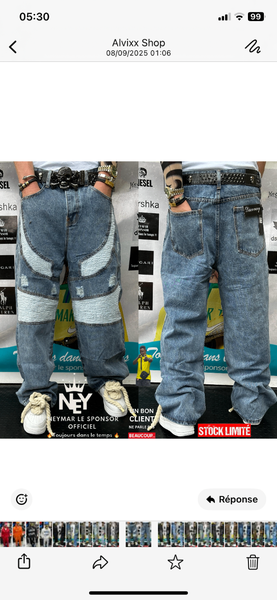 Jeans unisex streetwear