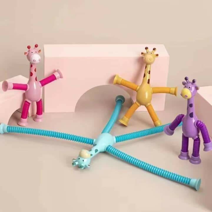 04 Jouets Animaux Flexibles