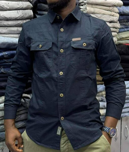 Chemise homme élégante à poches