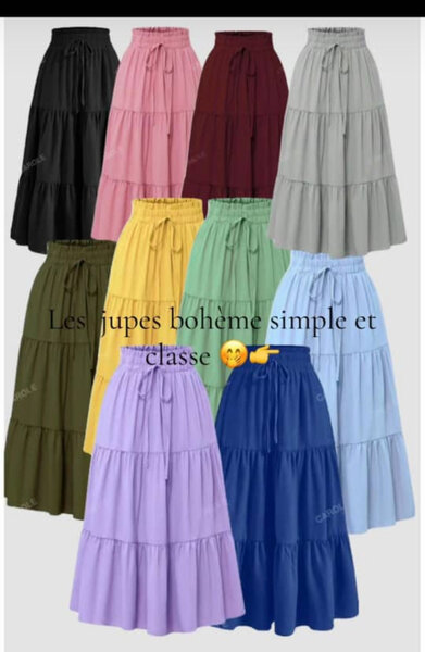 Jupe Longue Bohème Élégante