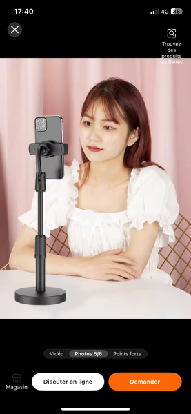 Support Téléphone Réglable