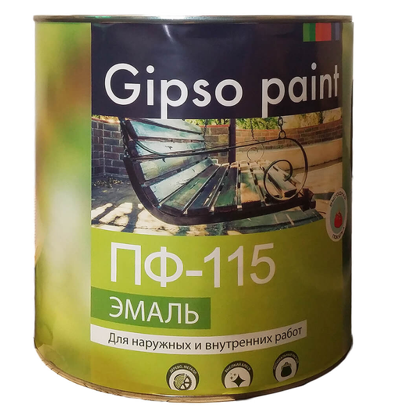 (0.8кг)»Gipso paint» ПФ-115
