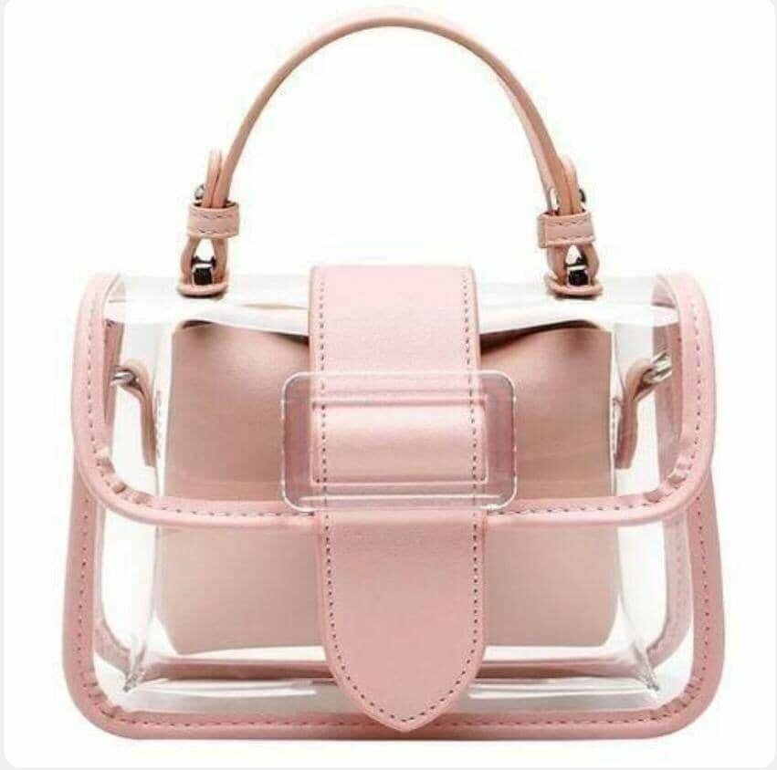 Sac à main transparent chic