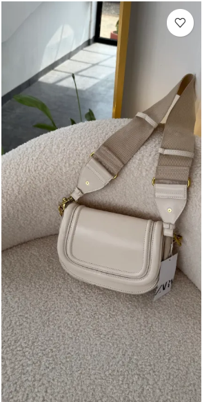Isla Crossbody Beige bag