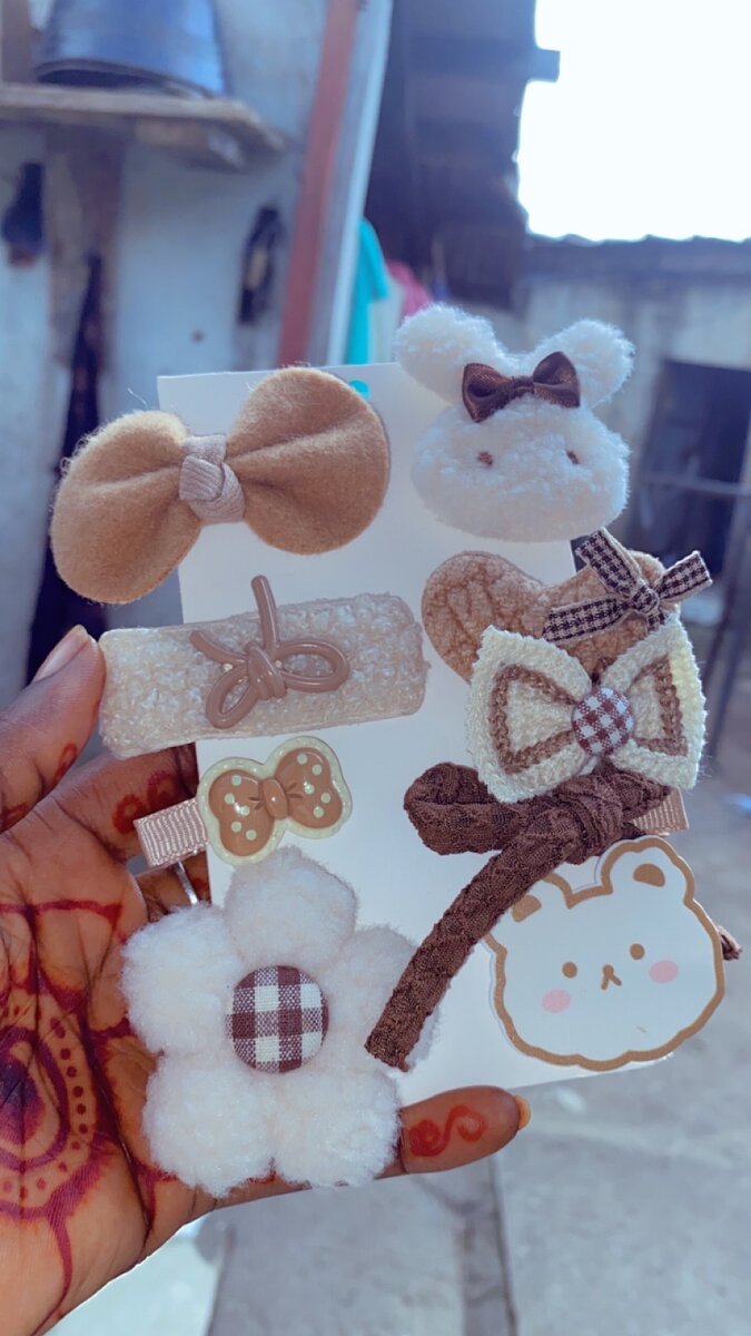 Ensemble de barrettes élégantes