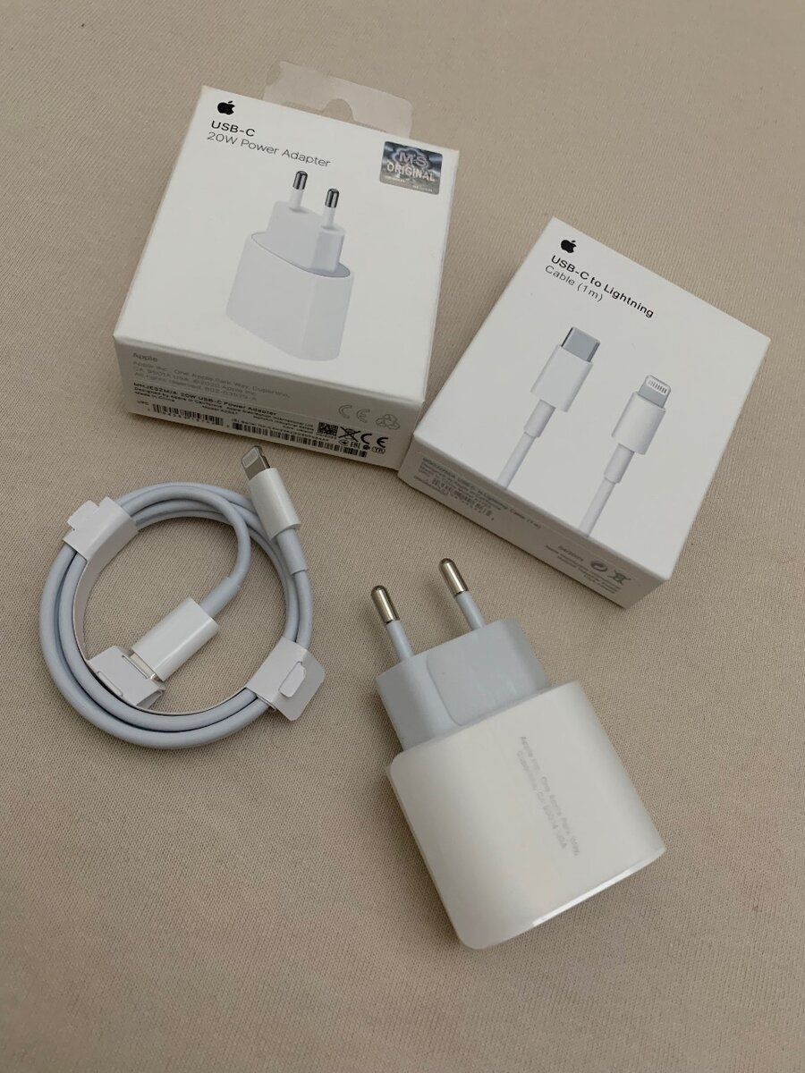 Быстрая зарядка на айфон 20w