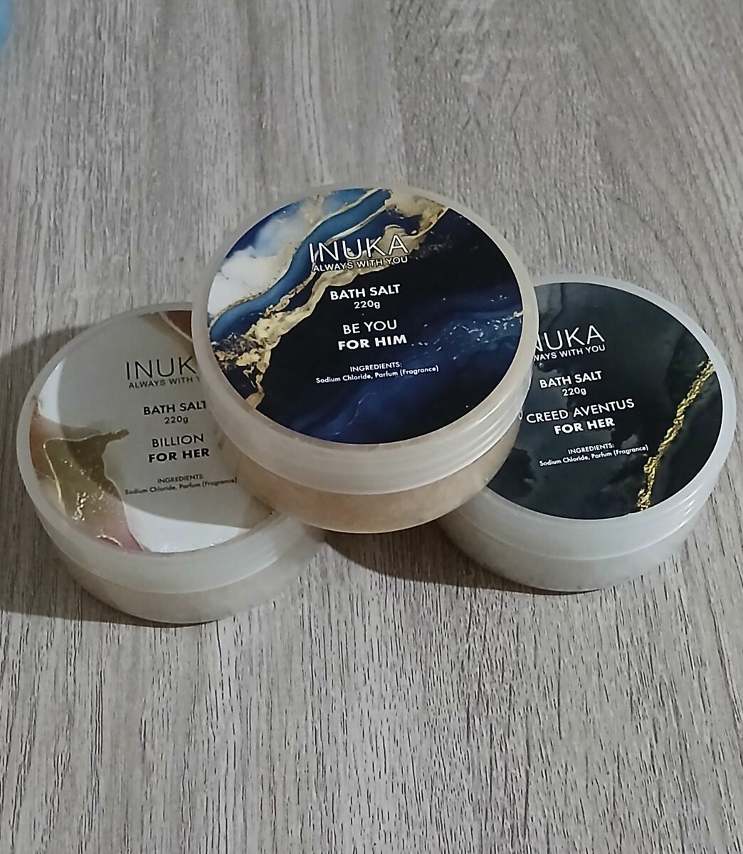 Fragranced bath salts