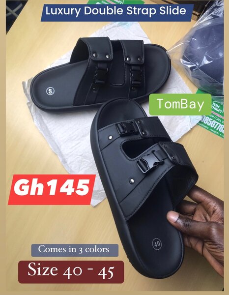 Luxury Double Strap Slide