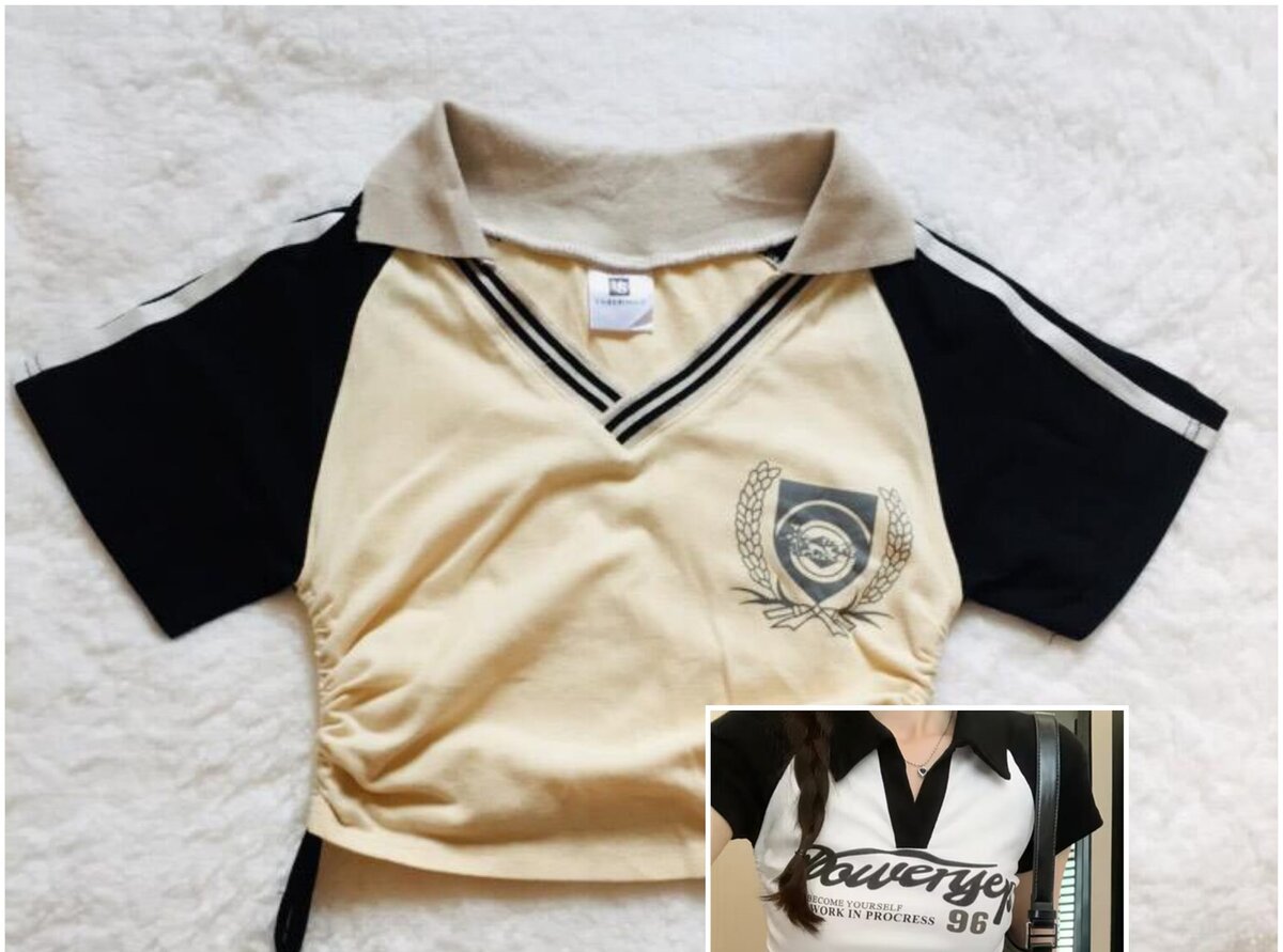 Salaula crop tops and tops