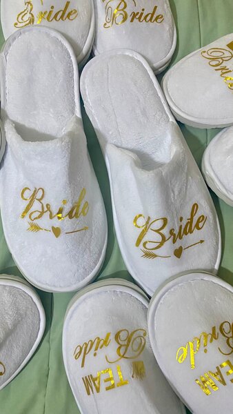 Chaussons Bride Team personnalisés