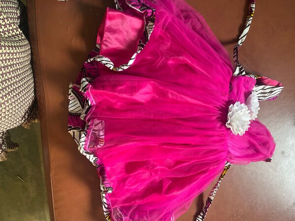 Robe Fille Tutu Rose Élégante