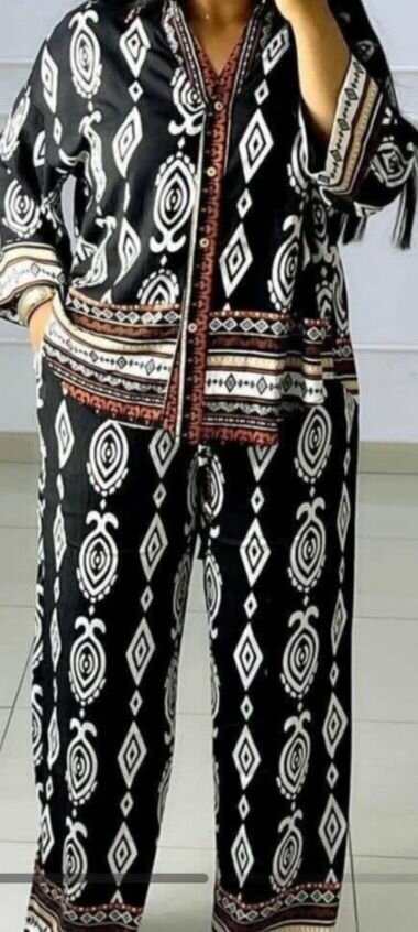 Ensemble pyjama ethnique chic