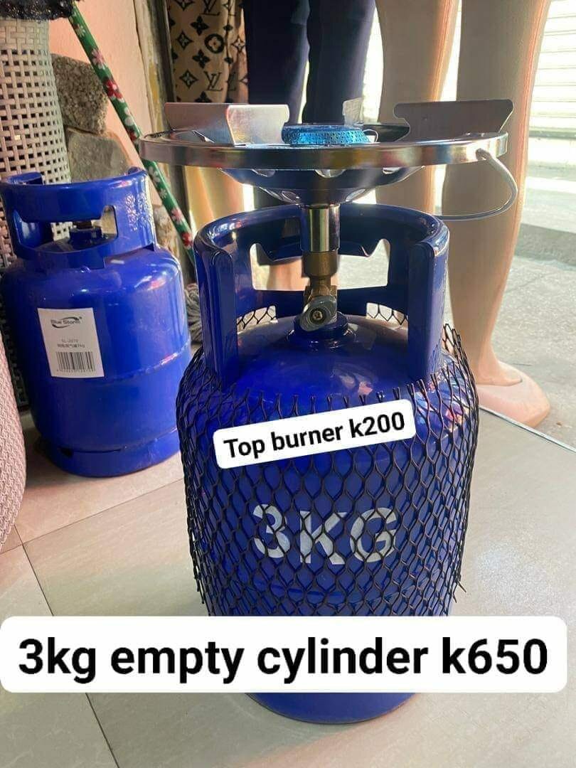Empty 3kg gas cylinder
