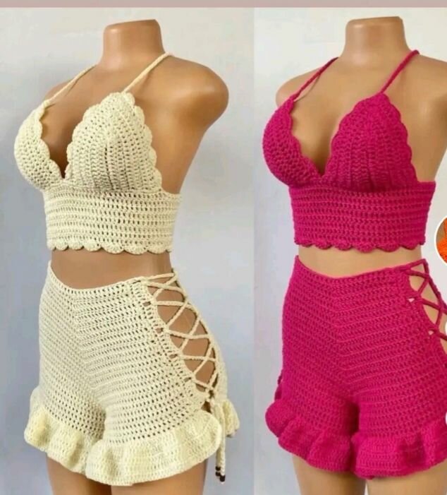 Culot et haut tricoté