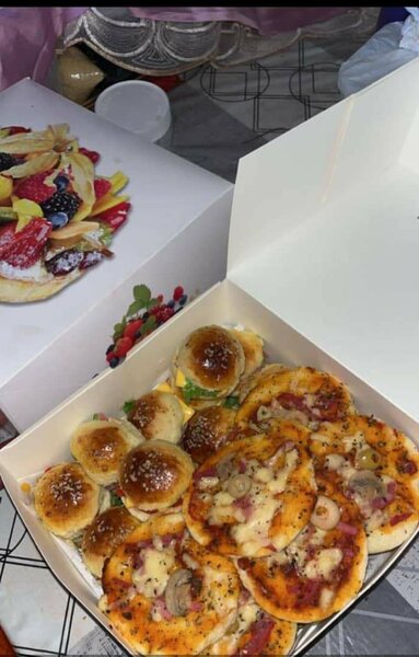 Assortiment de mini-pizzas