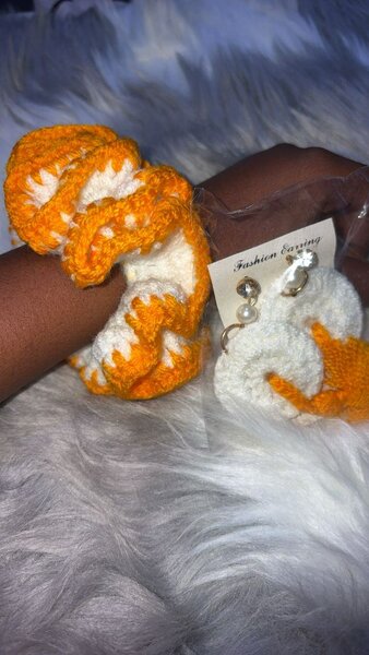 Chouchous en crochet colorés