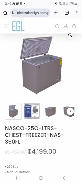 Nasco chest freezer