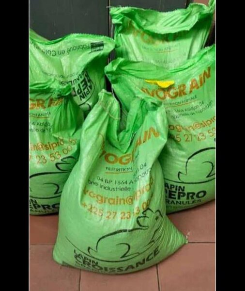 Sacs d'aliments démarrage