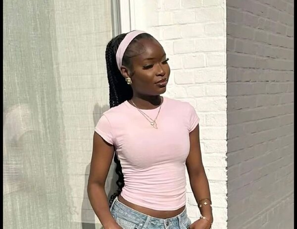 T-shirt rose en coton