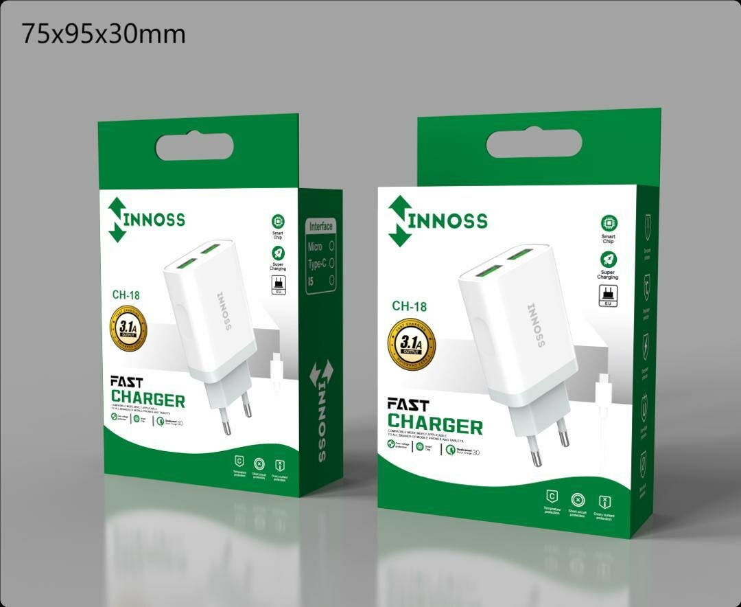3.1A Fast USB Charger INNOSS