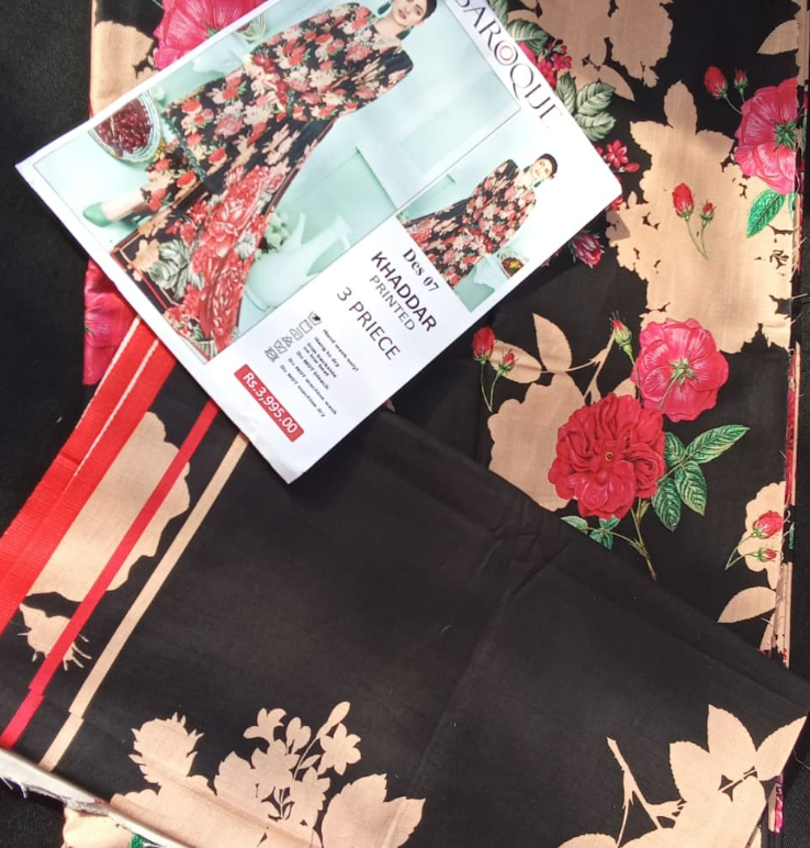 3 pcs Unstitched Suit 🤩